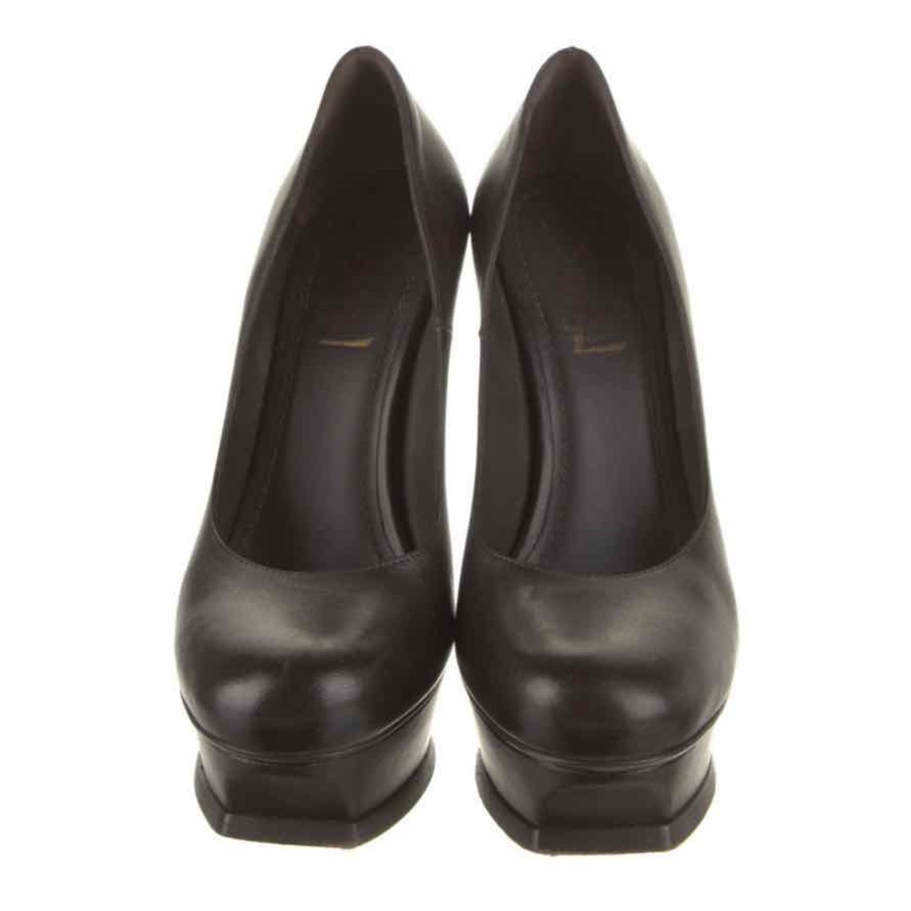 YSL | Brown Leather Pumps - Picture 2 of 5